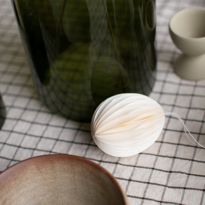 DBKD Ovoid Large Wabenei white