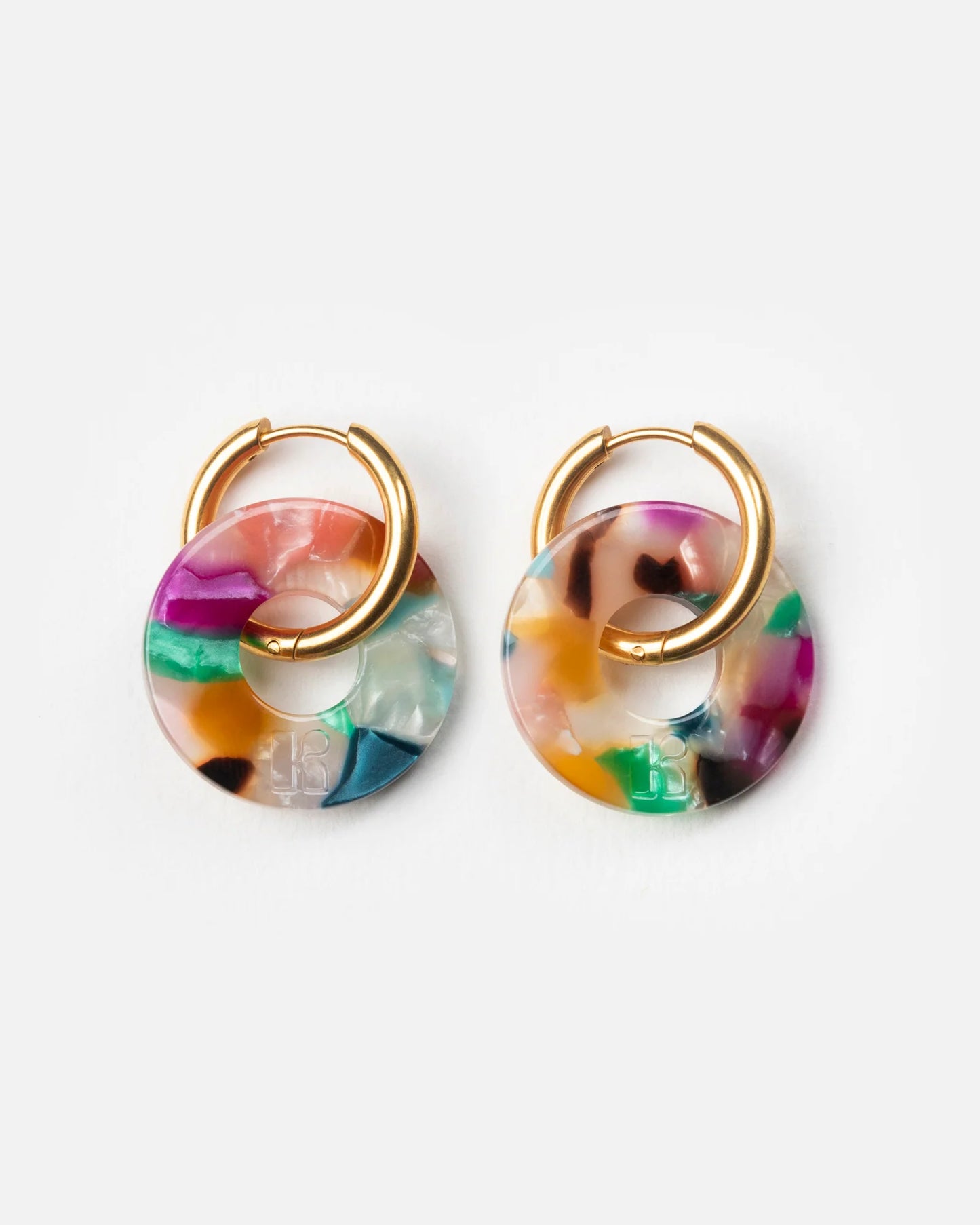 KURAGE GINZA Duo Creolen Donuts Confetti