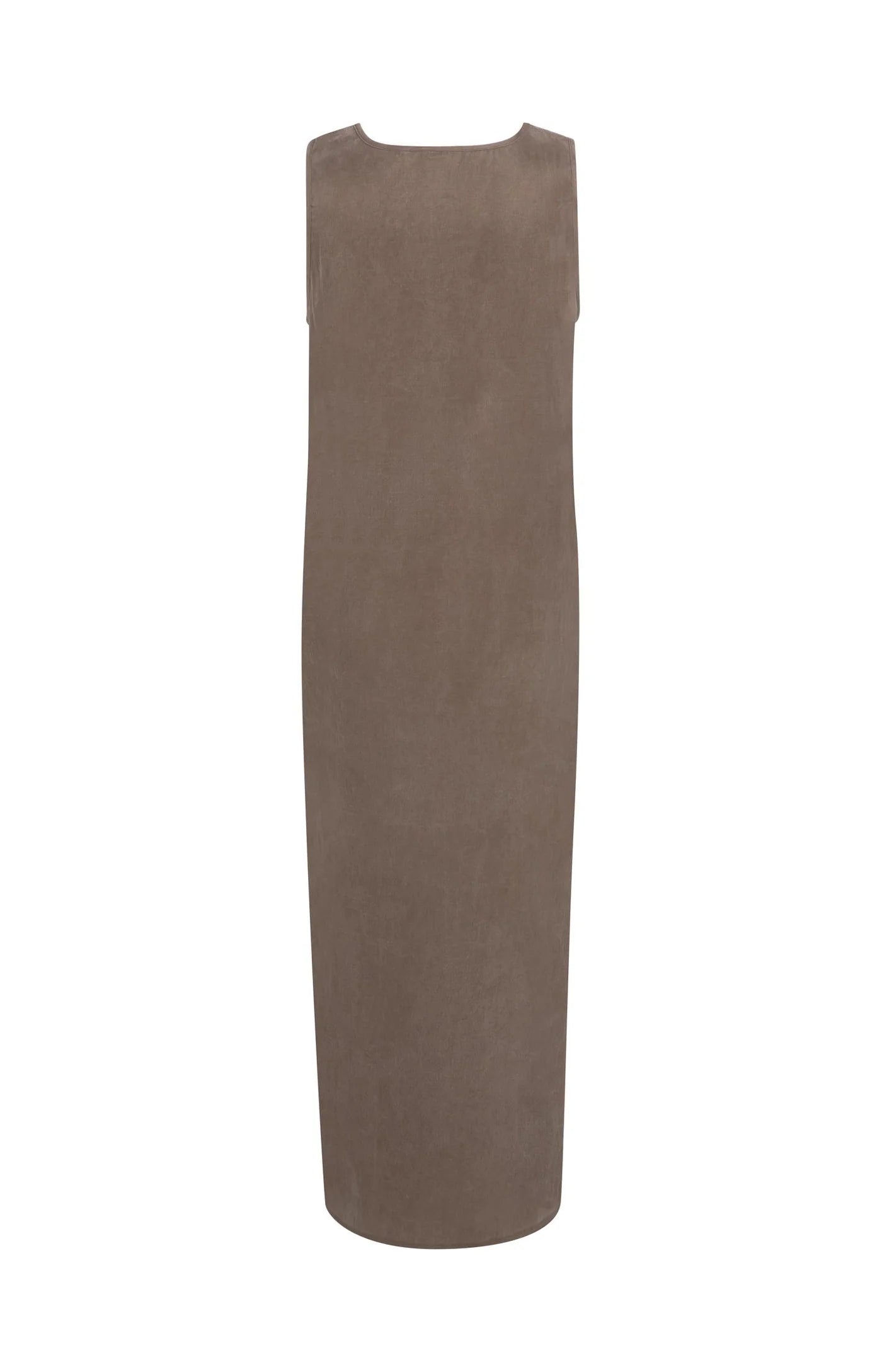 YAYA Kleid in Knitteroptik - Washed Brown