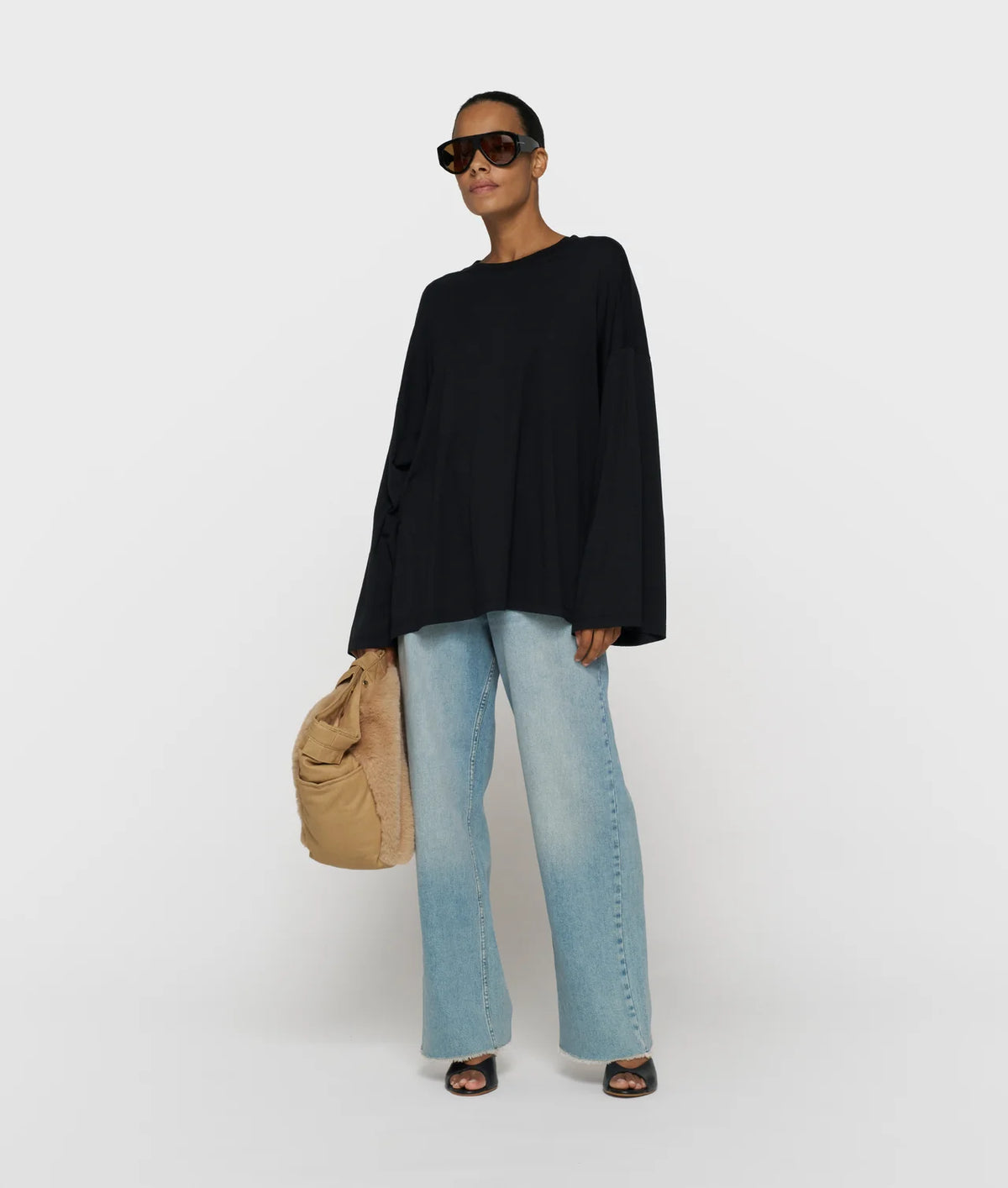 10DAYS AMSTERDAM Boatneck Blouse Crepe
