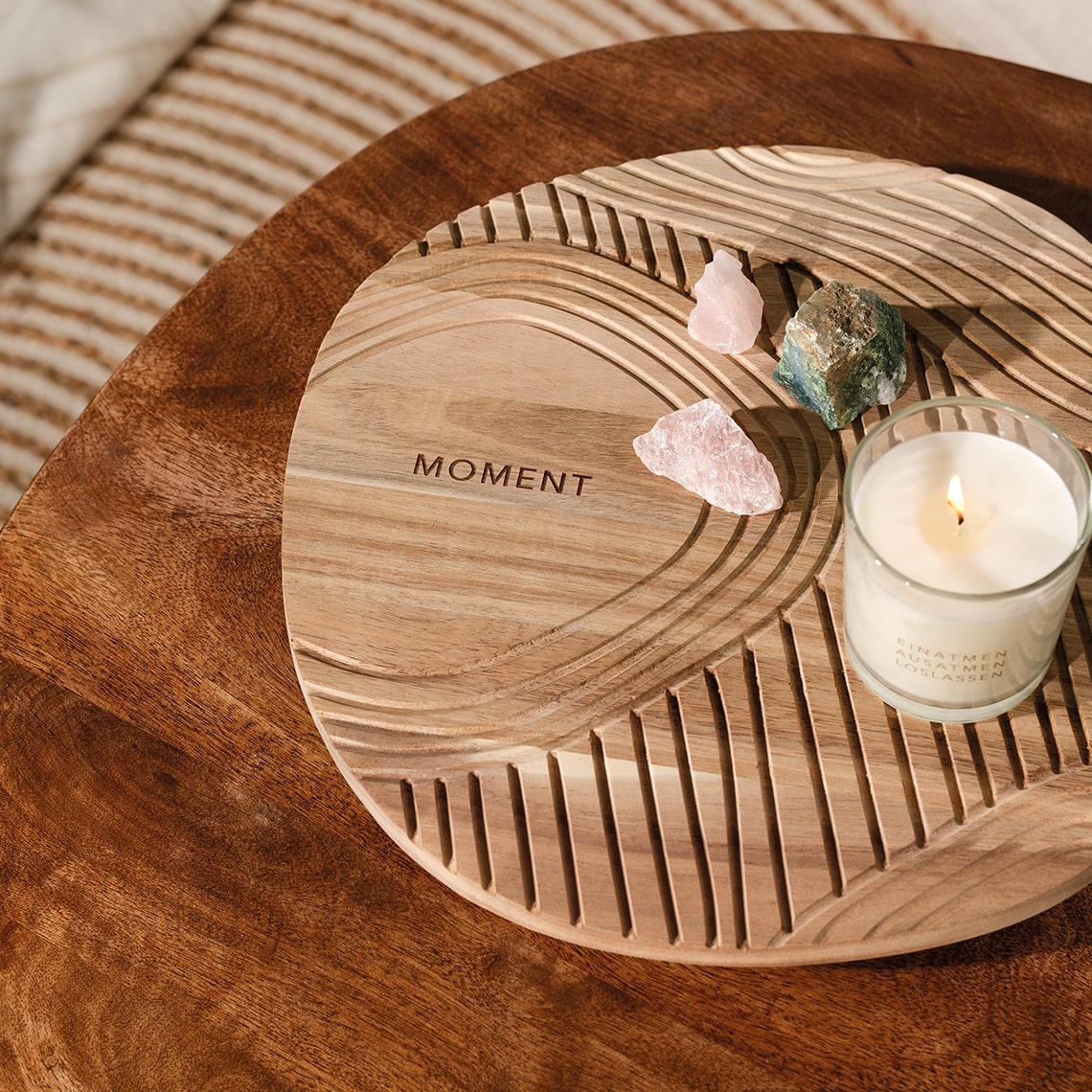 RAEDER DESIGN Zen Spirit. Holztablett Moment
