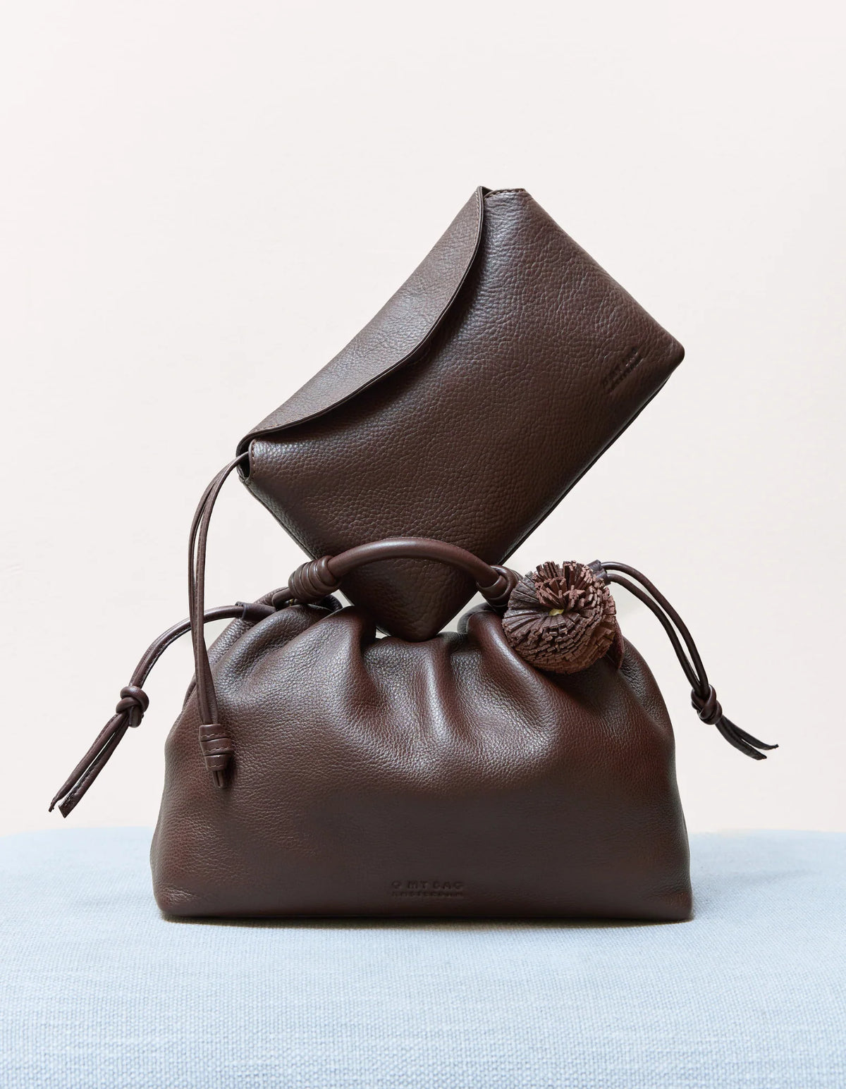 O MY BAG Bag Handtasche Sienna Mini aus Leder - Chocolate