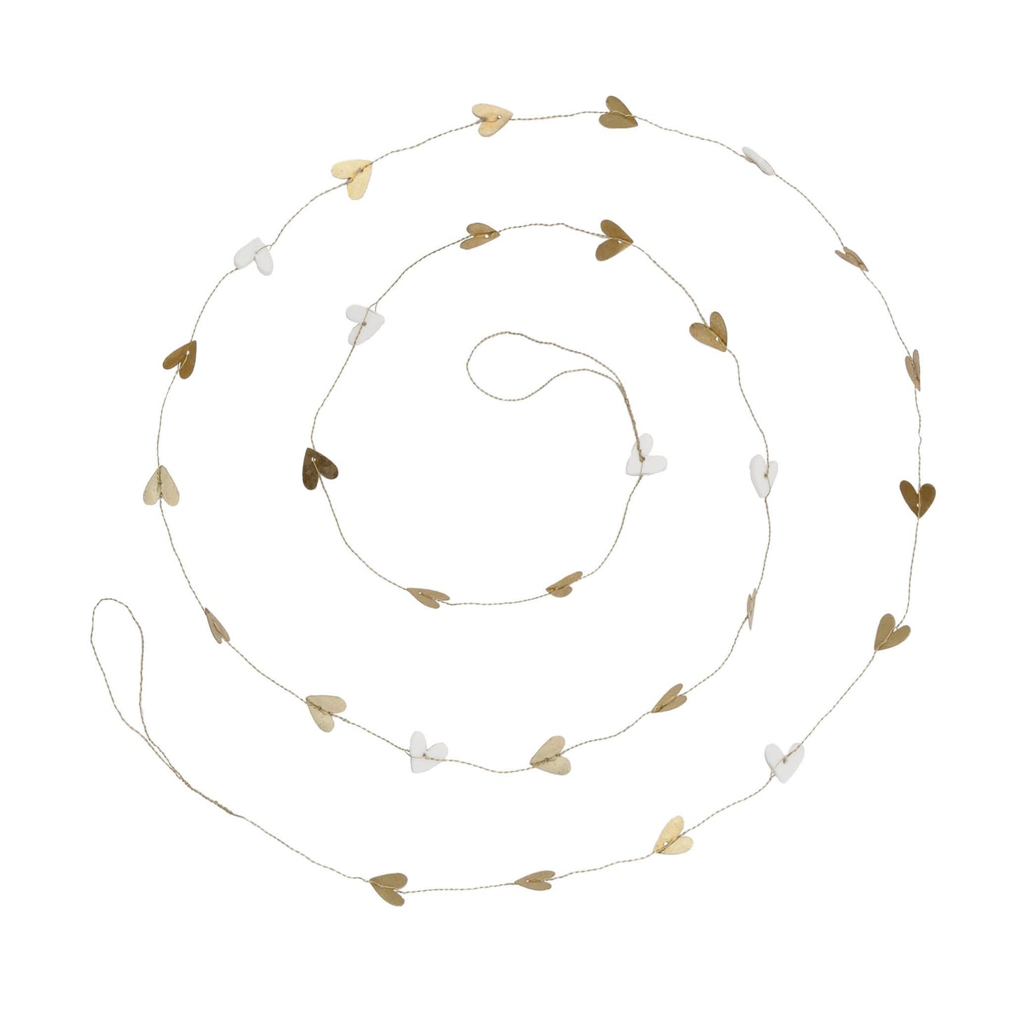 BASTION COLLECTIONS White & Golden Hearts