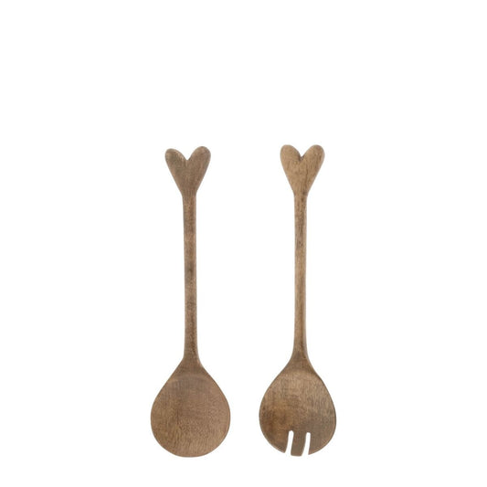 BASTION COLLECTIONS Salatbesteck Wood