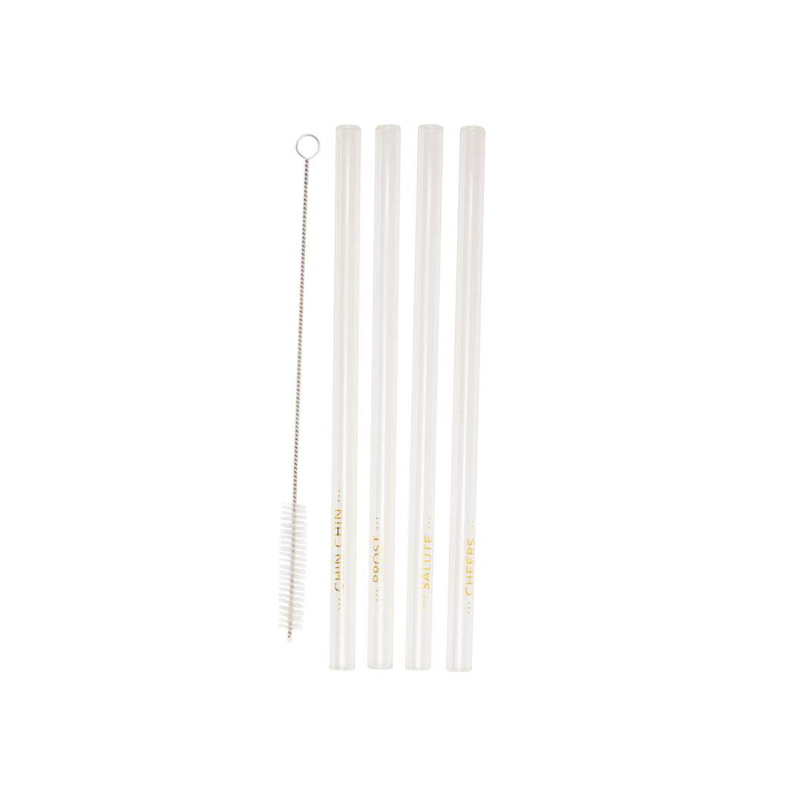 RAEDER DESIGN Apero Glastrinkhalme