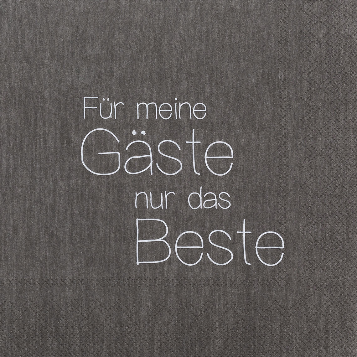 RAEDER DESIGN Papierservietten Für meine Gäste nur das Beste