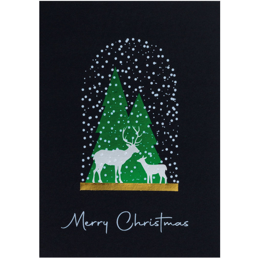RAEDER DESIGN Cloche Karte Merry Christmas