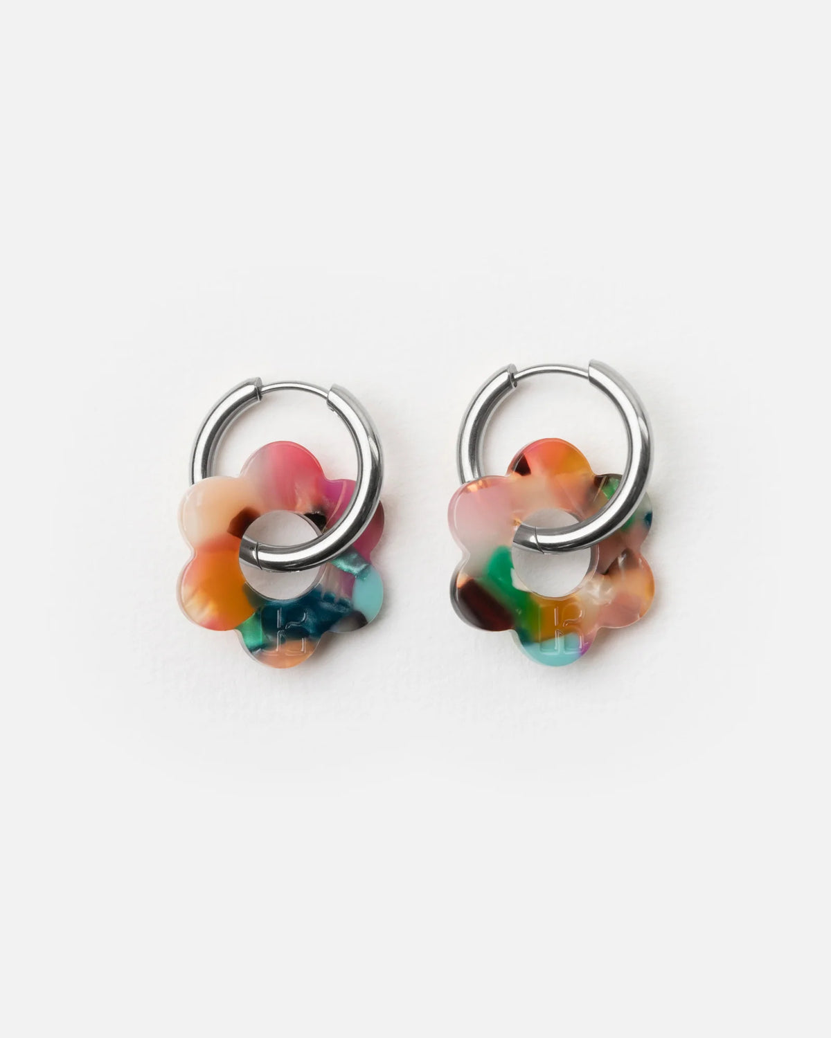 KURAGE GINZA Duo Creolen Baby Fleurette Confetti
