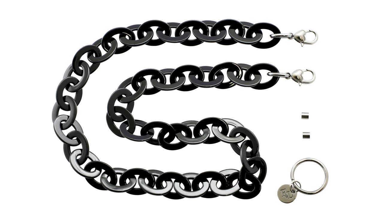 FRANK AND LUCIE Brillenkette Shiny Black