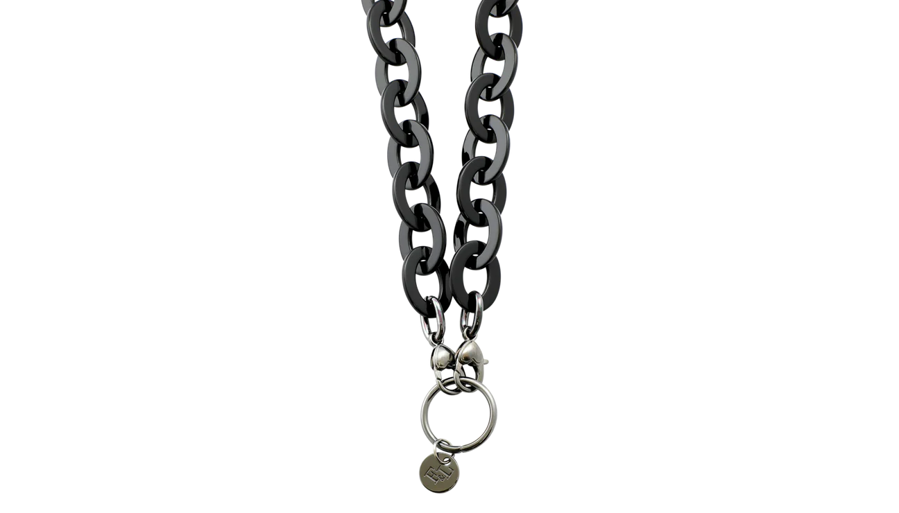 FRANK AND LUCIE Brillenkette Shiny Black