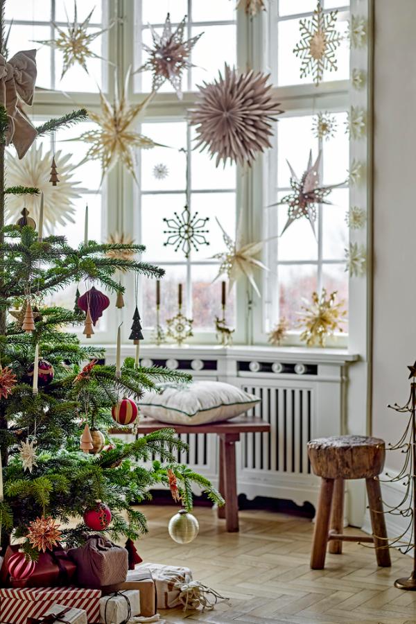 BLOOMINGVILLE Jivani Ornament-Set Natur