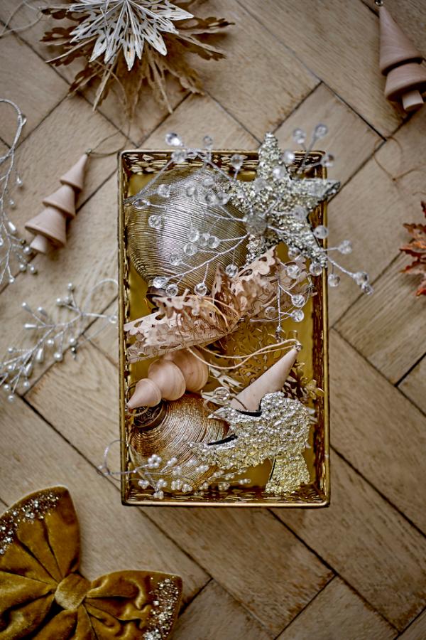 BLOOMINGVILLE Jivani Ornament-Set Natur