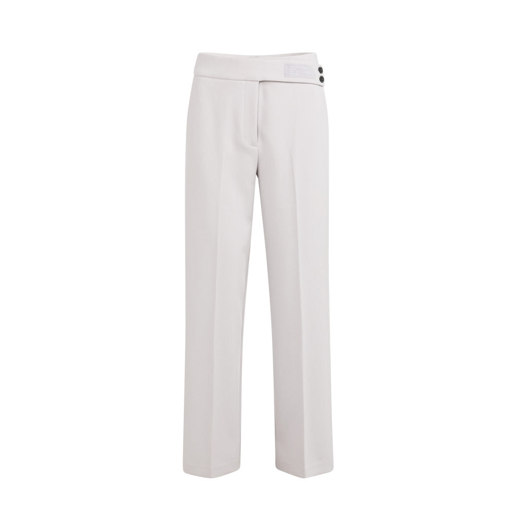 YAYA Hose mit asymetrischen Bund Steel Wool Grey