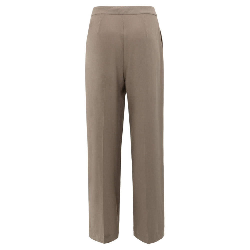 YAYA Hose mit weitem Bein und Bundfalten