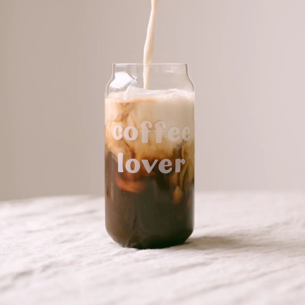 EULENSCHNITT Hohes Trinkglas Coffee Lover