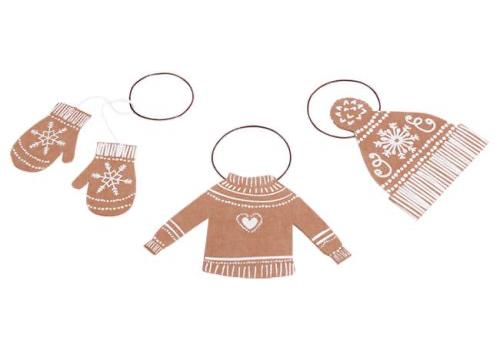 GOOD OLD FRIENDS Lebkuchenornamente Set Winterkleidung