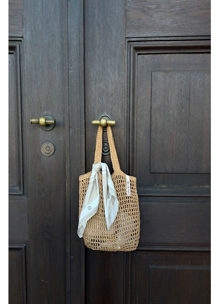 CARE BY ME Sienna Bag - Häkeltasche aus Raffia