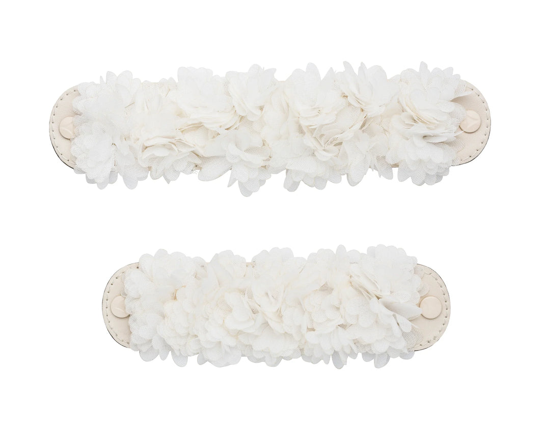 HEY MARLY Sandalen Topping Soft Flower Crema