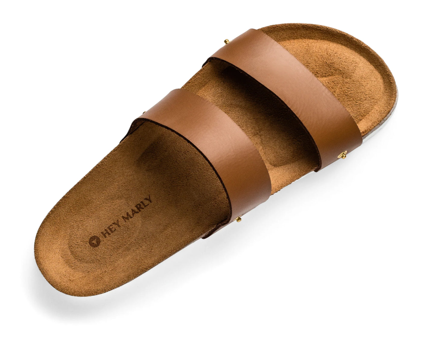 HEY MARLY Sandale Casual Cork Cognac
