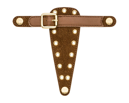 HEY MARLY Zehentrenner Topping Eyelet Classic Cognac