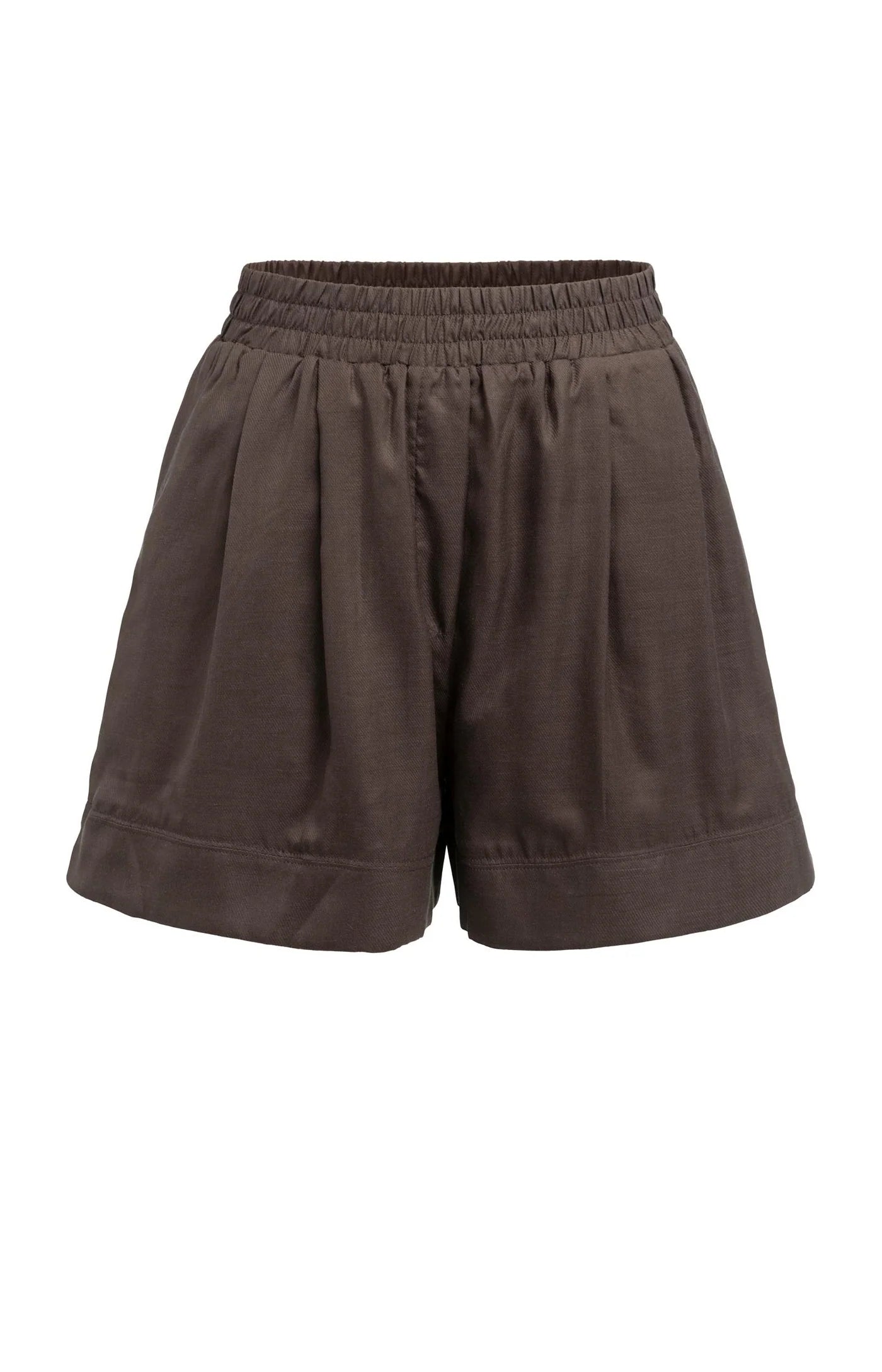 YAYA Highwaist Shorts Aubergine Purple