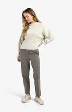 Lade das Bild in den Galerie-Viewer, YAYA Hose mit doppelten Bund Dark Taupe
