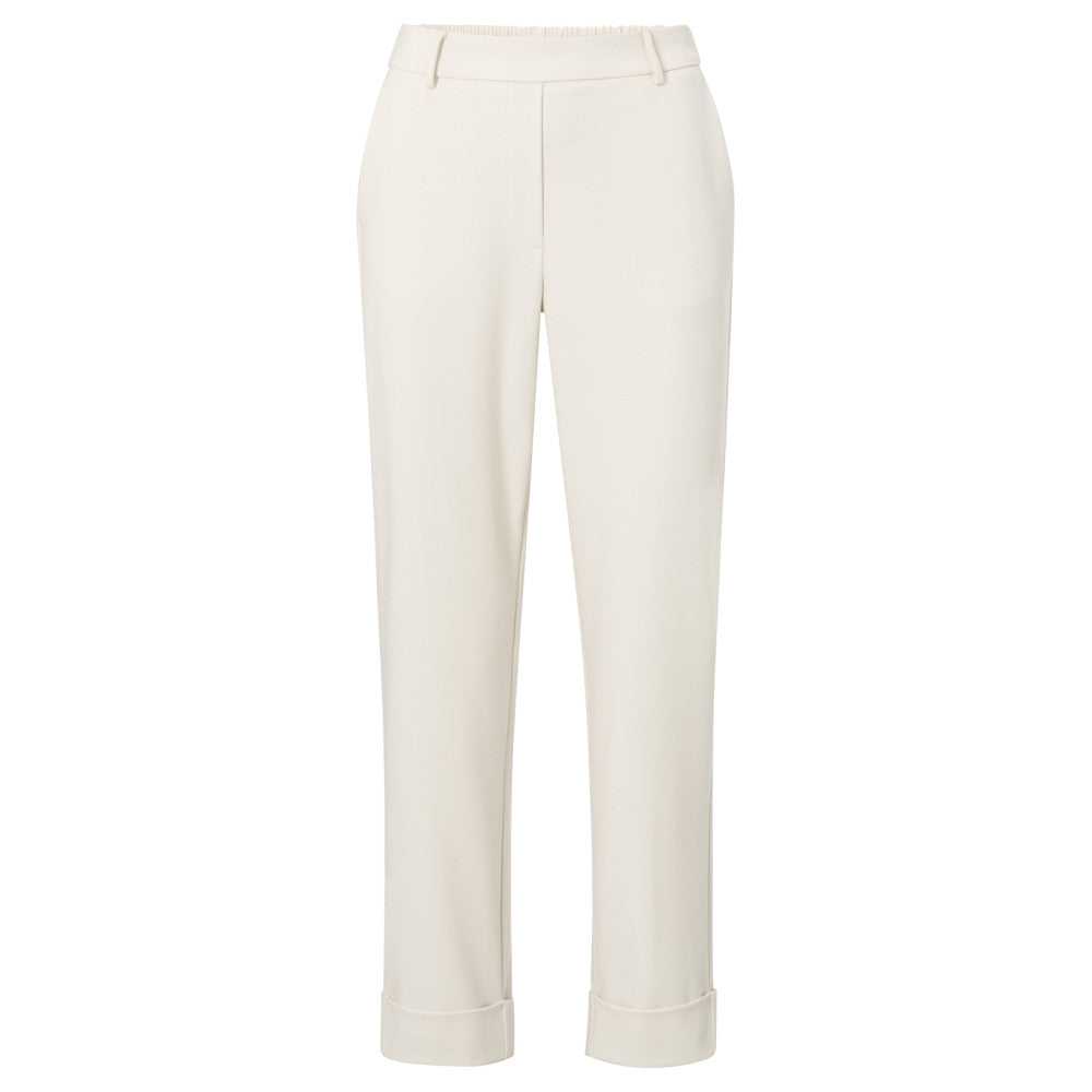 YAYA Hose mit Umschlag Chalk White