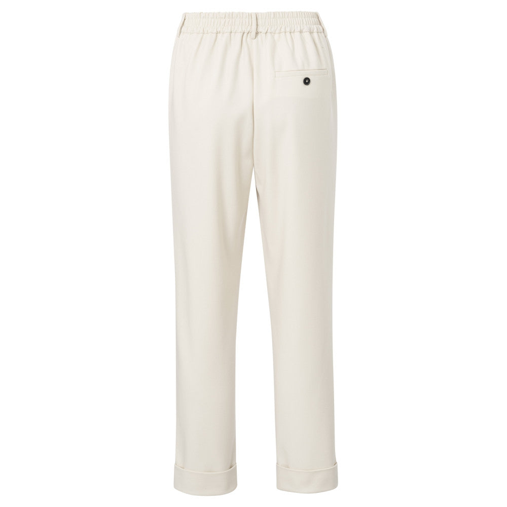 YAYA Hose mit Umschlag Chalk White
