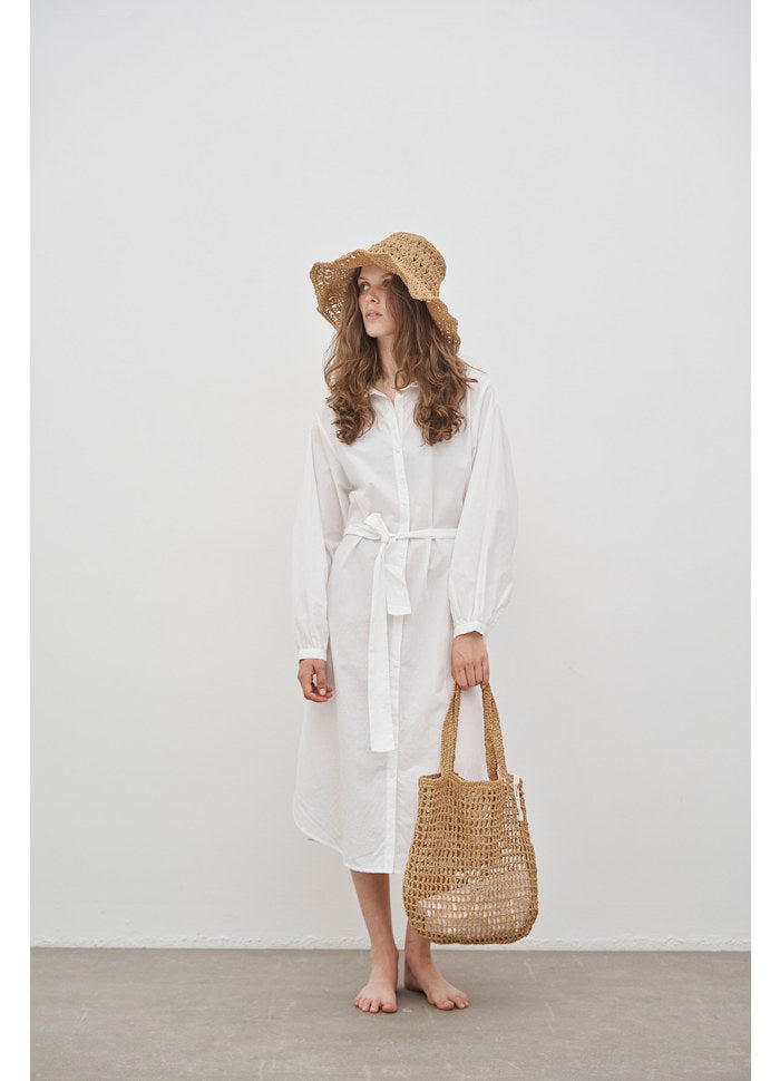 CARE BY ME Sienna Bag - Häkeltasche aus Raffia