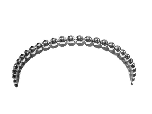 GNOES AMSTERDAM Flex Armband Silber 5 mm