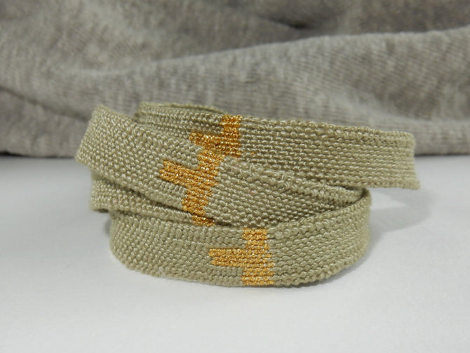 GNOES Limited Edition Webarmband Olivgrün