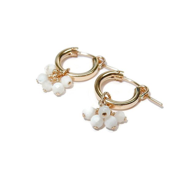 GNOES AMSTERDAM Creolen Mother of Pearl Bold