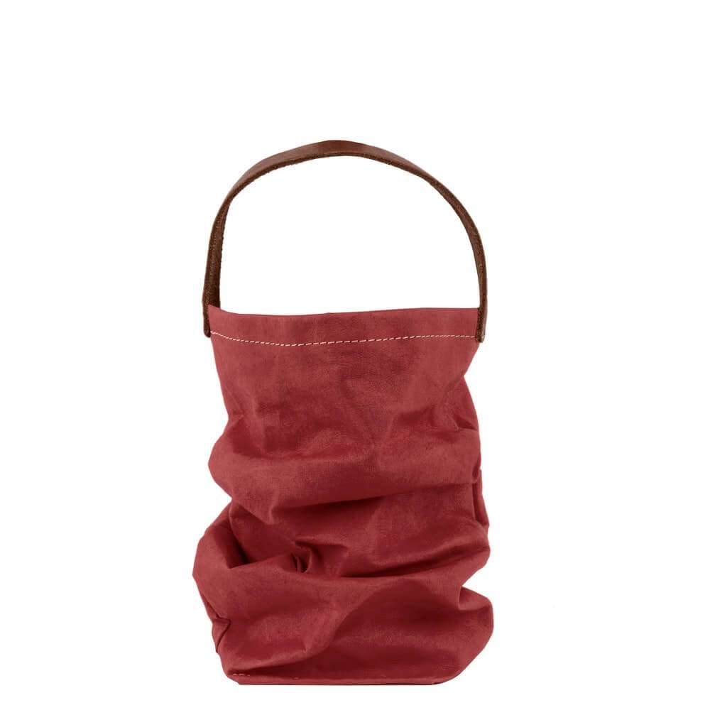 UASHMAMA Wine Bag mit Lederhenkel
