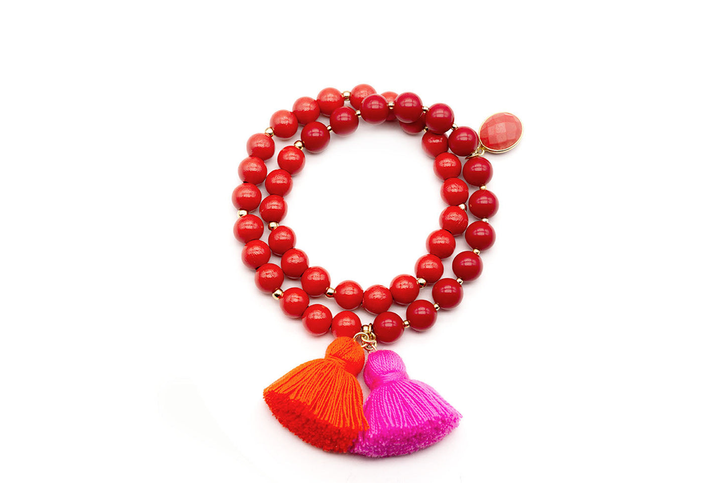 SCHMÜCKSTÜCK Mala Twin Armband Bloody Mary