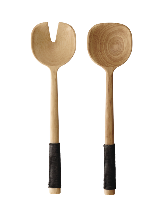ASA SELECTION Salatbesteck Wooden