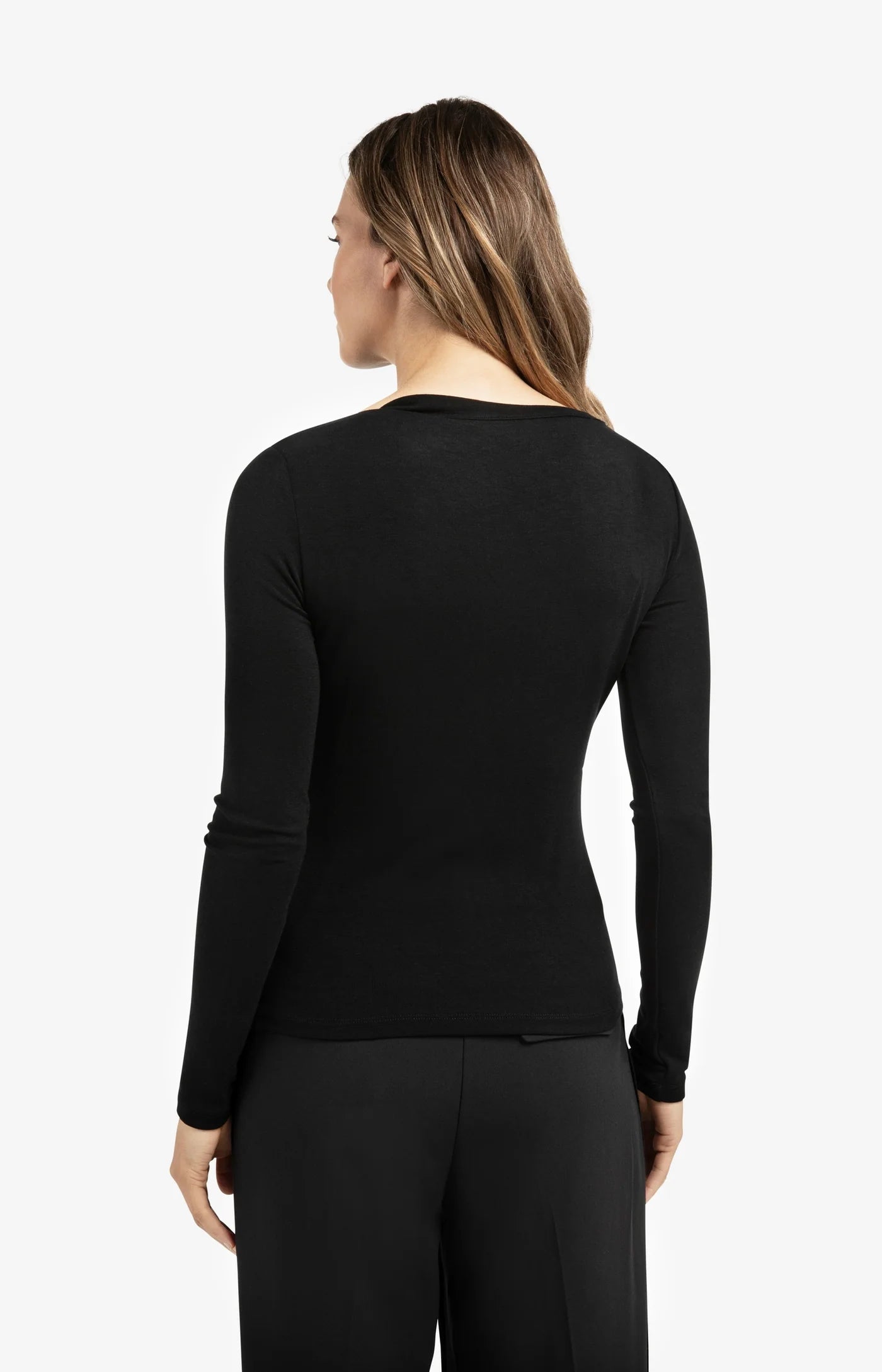 YAYA Pullover Jersey-Oberteil mit Plisseedetails