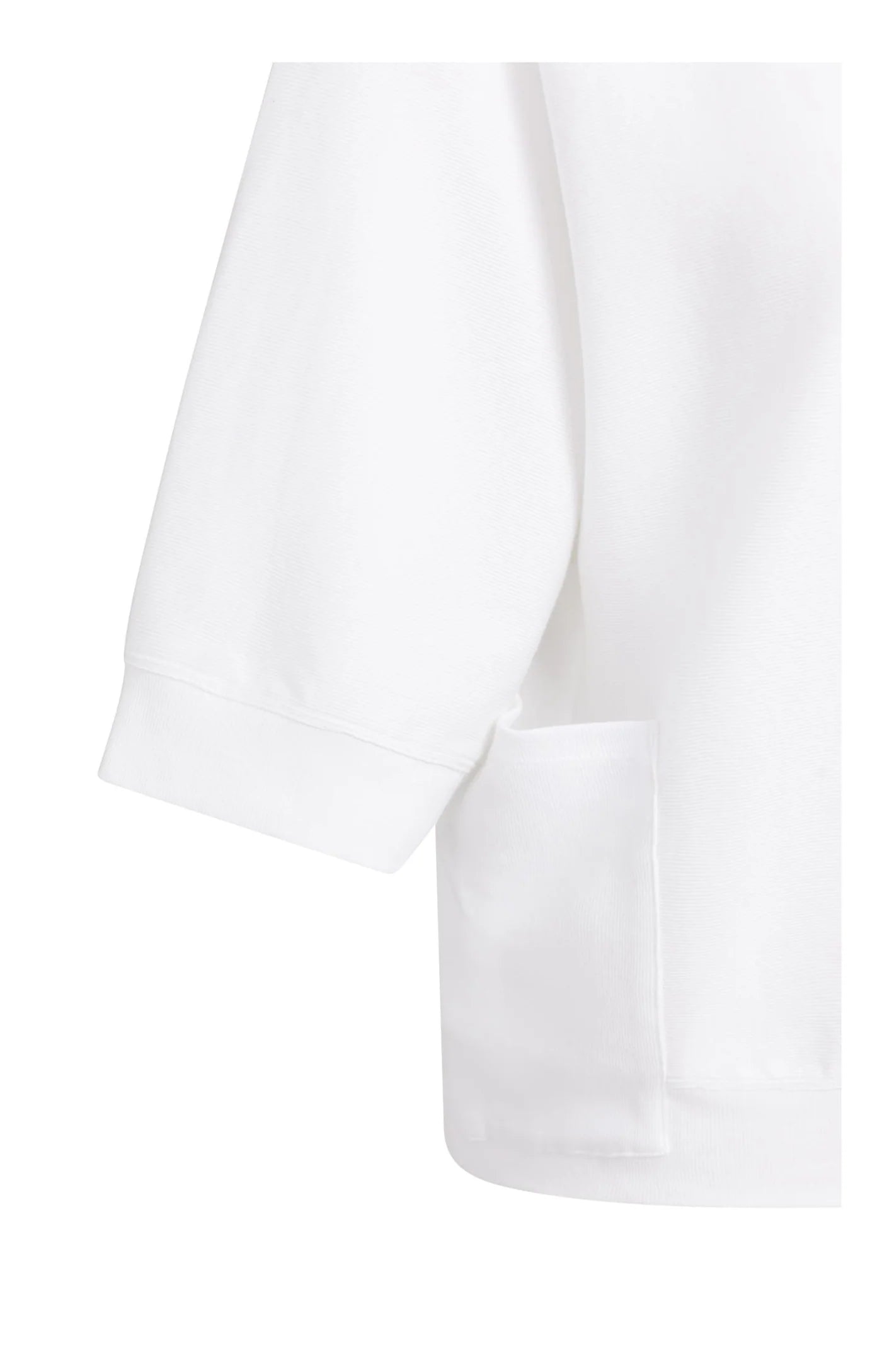 YAYA Jersey Kurzarmshirt Pure White