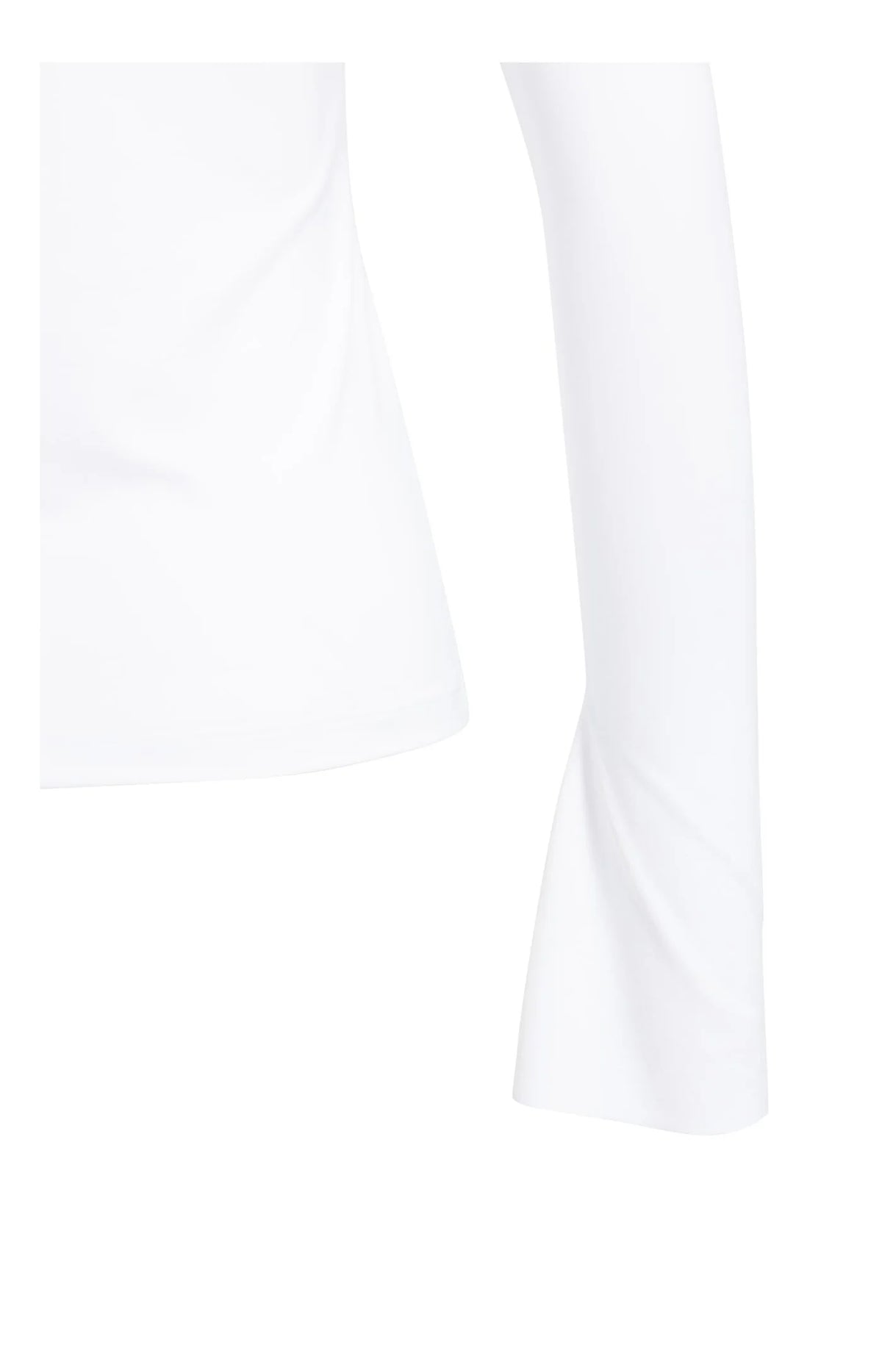 YAYA Jerseyshirt mit ausgestellten Arm - Pure White