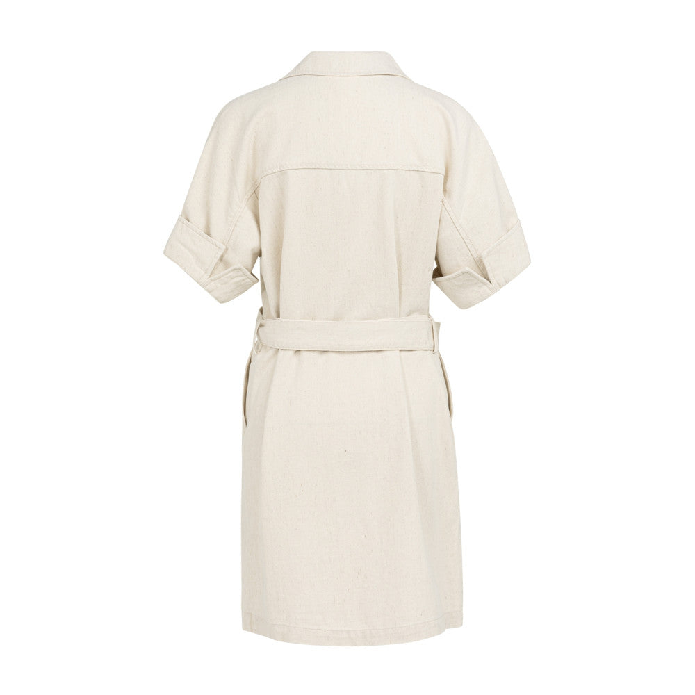 YAYA Kleid im Denimlook - Cloud Creme White
