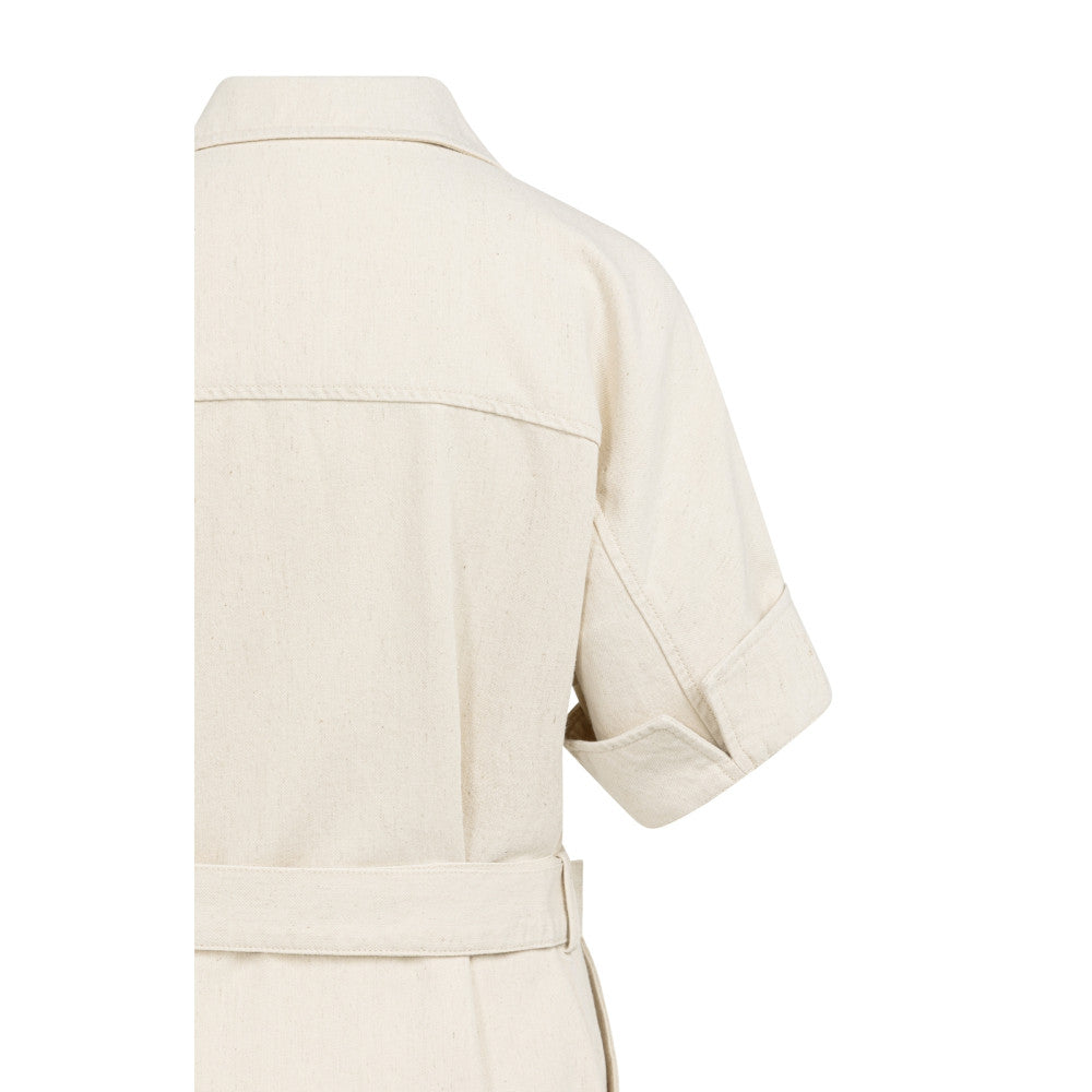 YAYA Kleid im Denimlook - Cloud Creme White