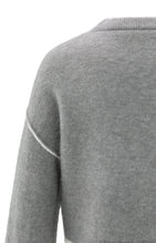 Lade das Bild in den Galerie-Viewer, YAYA Strickpullover mit Linien Taupe
