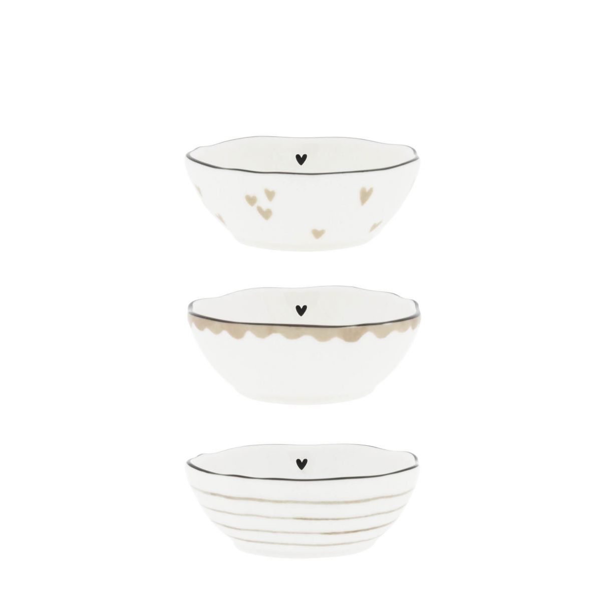 BASTION COLLECTIONS Schalen Small Natural Print