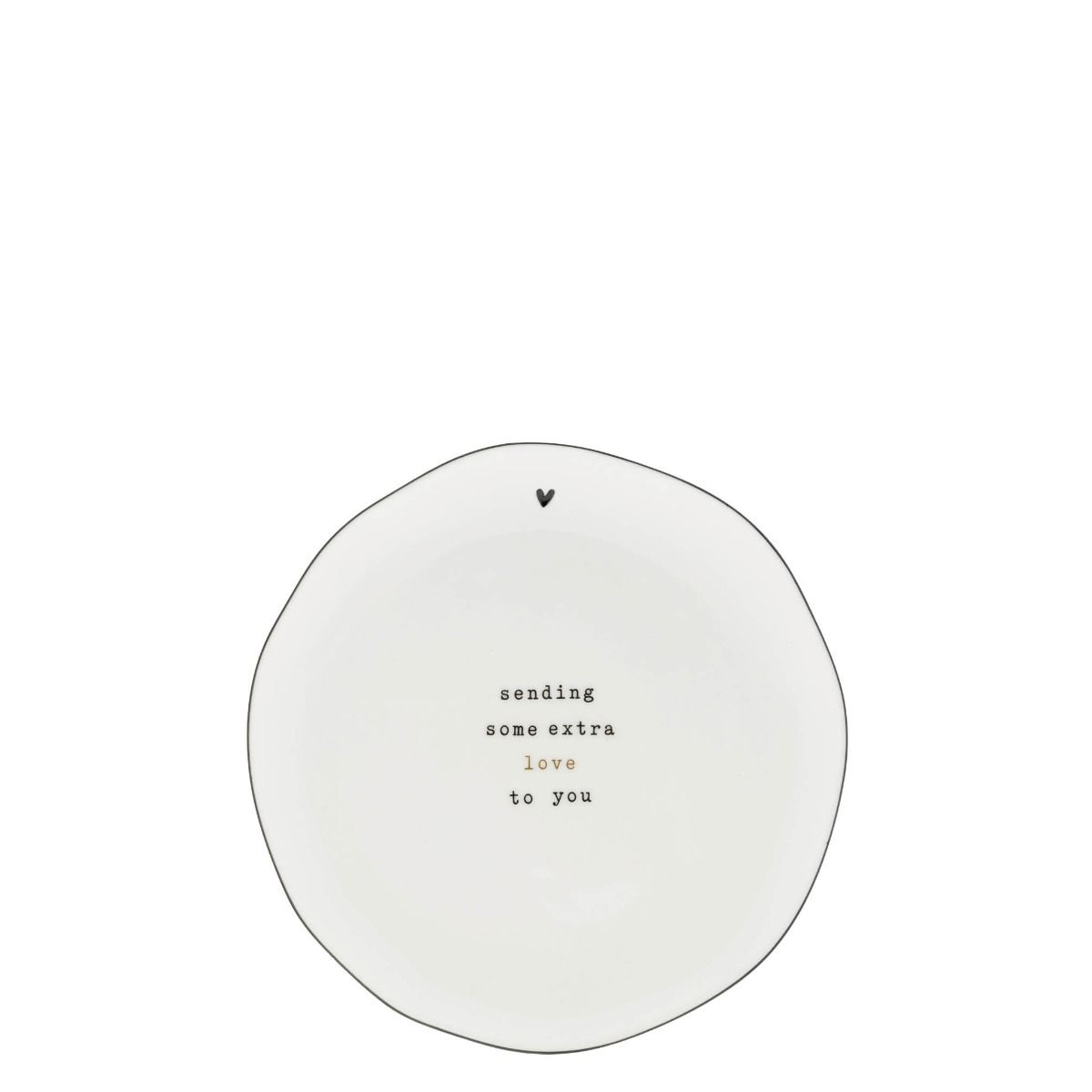 BASTION COLLECTIONS Kuchenteller Sending Love