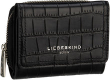 Lade das Bild in den Galerie-Viewer, LIEBESKIND BERLIN Geldbörse Pablita Kroko Black
