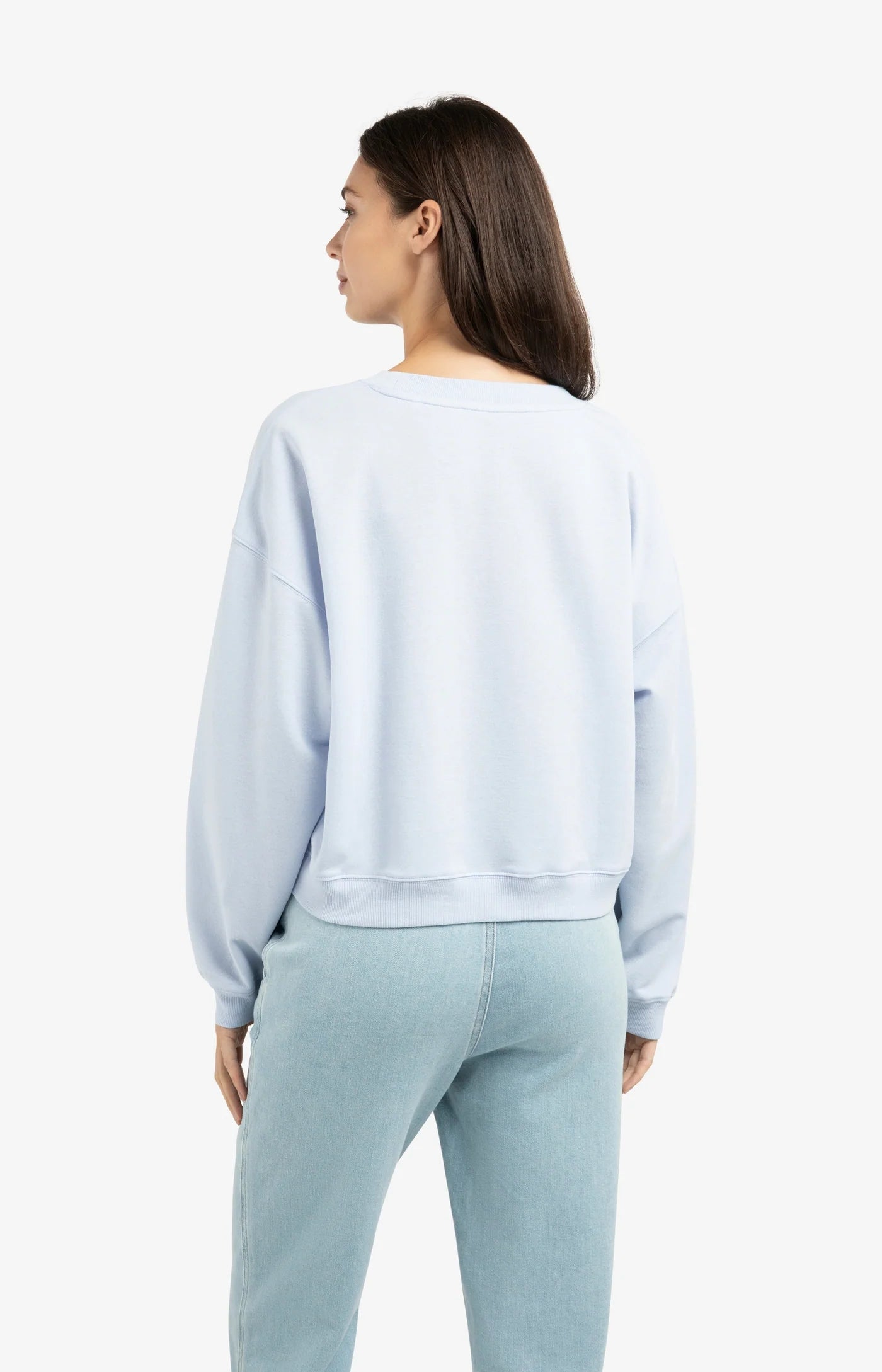 YAYA Lightweight Sweatshirt Ice Blue