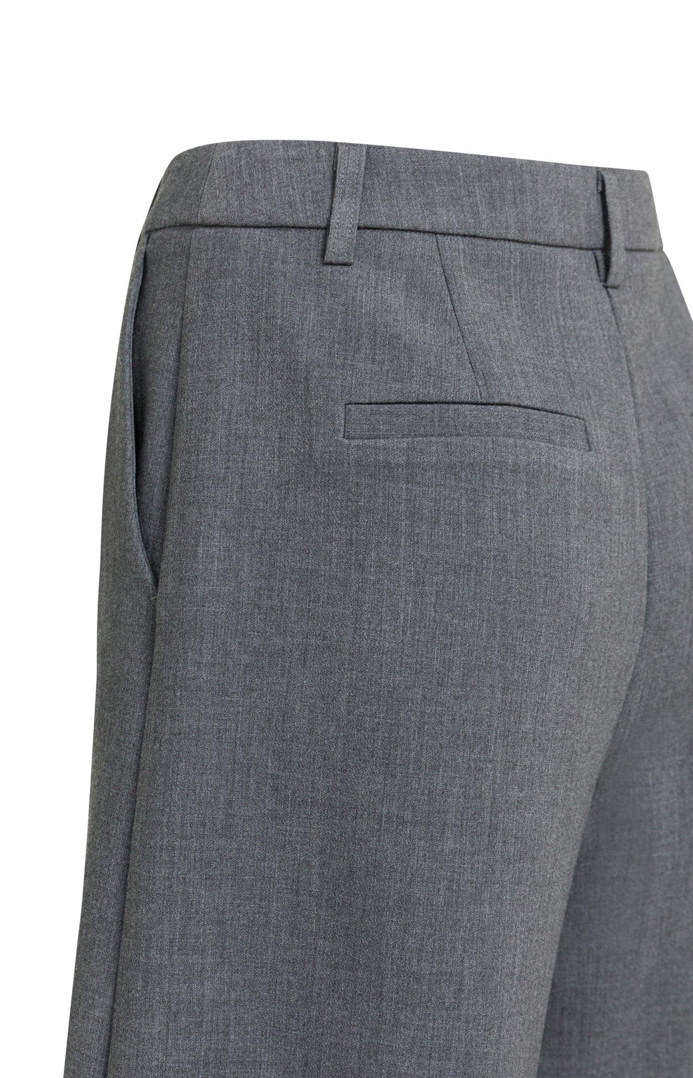 YAYA Lange Bermudashorts - Anthrazit Melange
