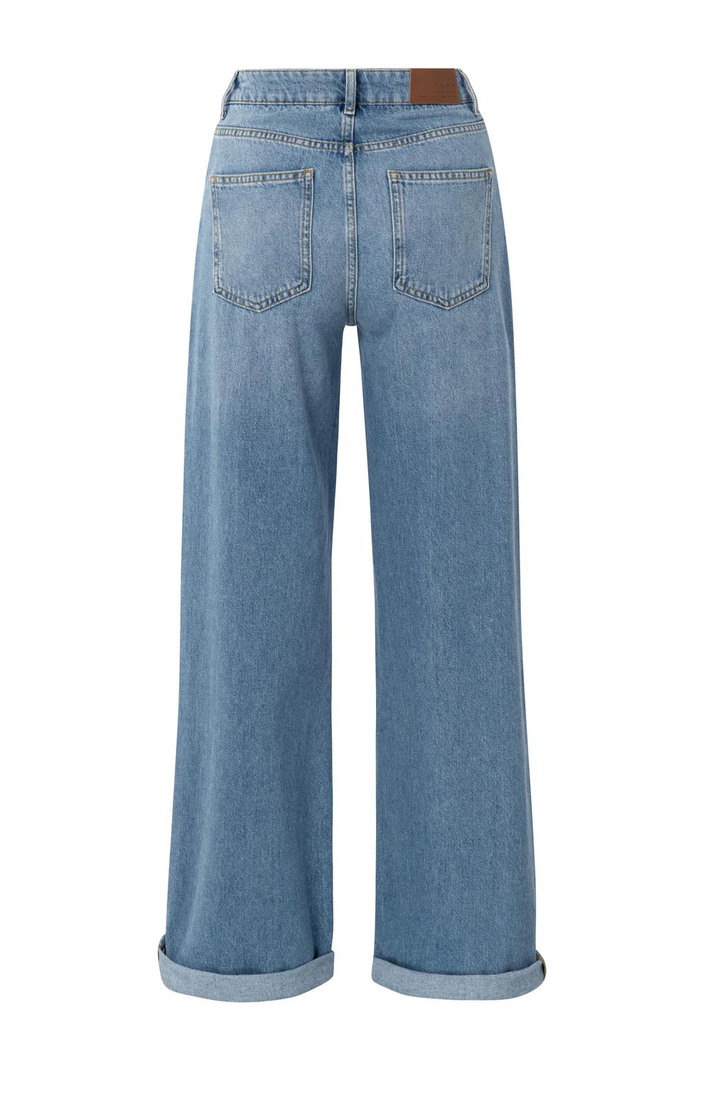 YAYA Denim-Jeans mit umgeschlagenen Beinabschlüssen