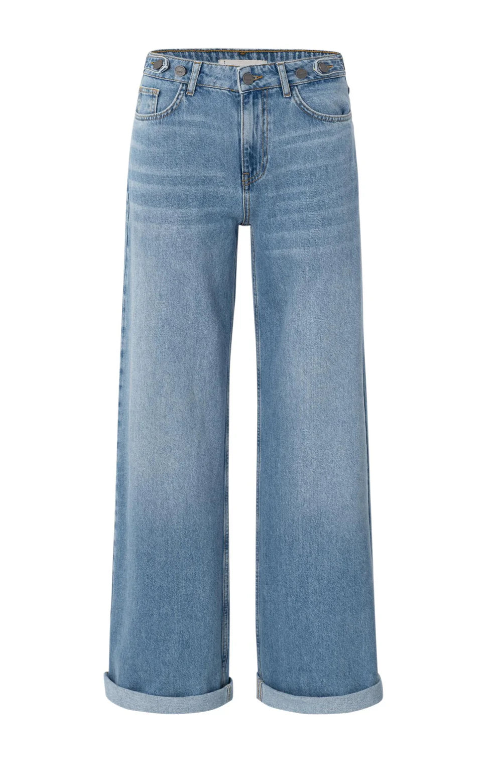 YAYA Denim-Jeans mit umgeschlagenen Beinabschlüssen