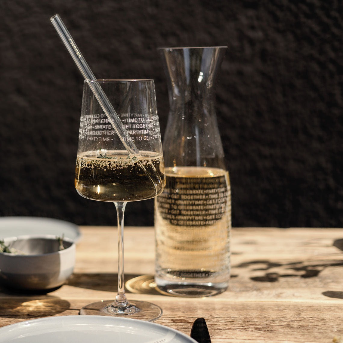 RAEDER DESIGN Apero Glastrinkhalme