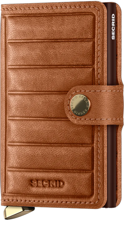SECRID Miniwallet Premium Emboss Cognac